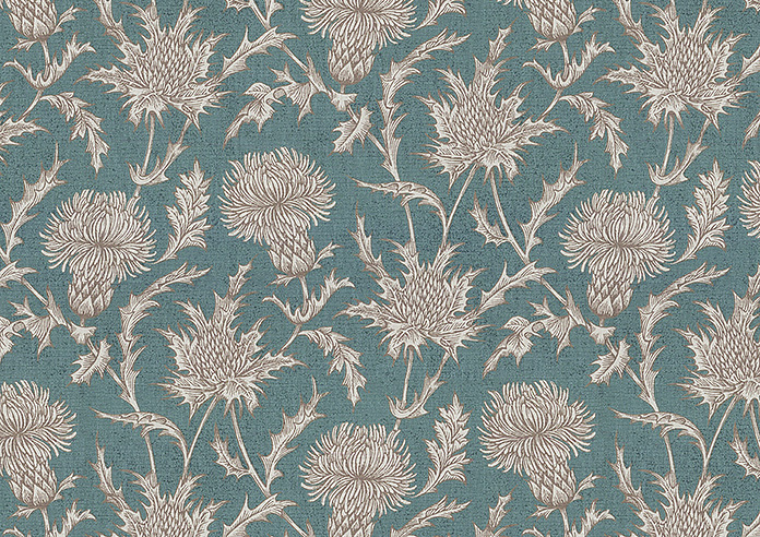 Carlina, Teal - Twist&Fit Roman Blind - Image 7